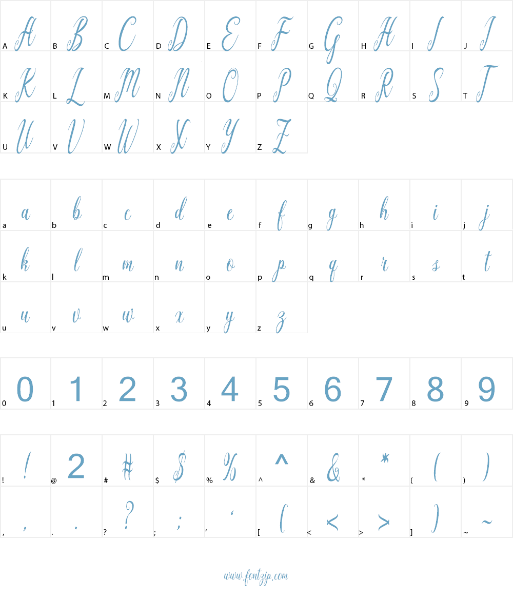 Graf Call free Font Character